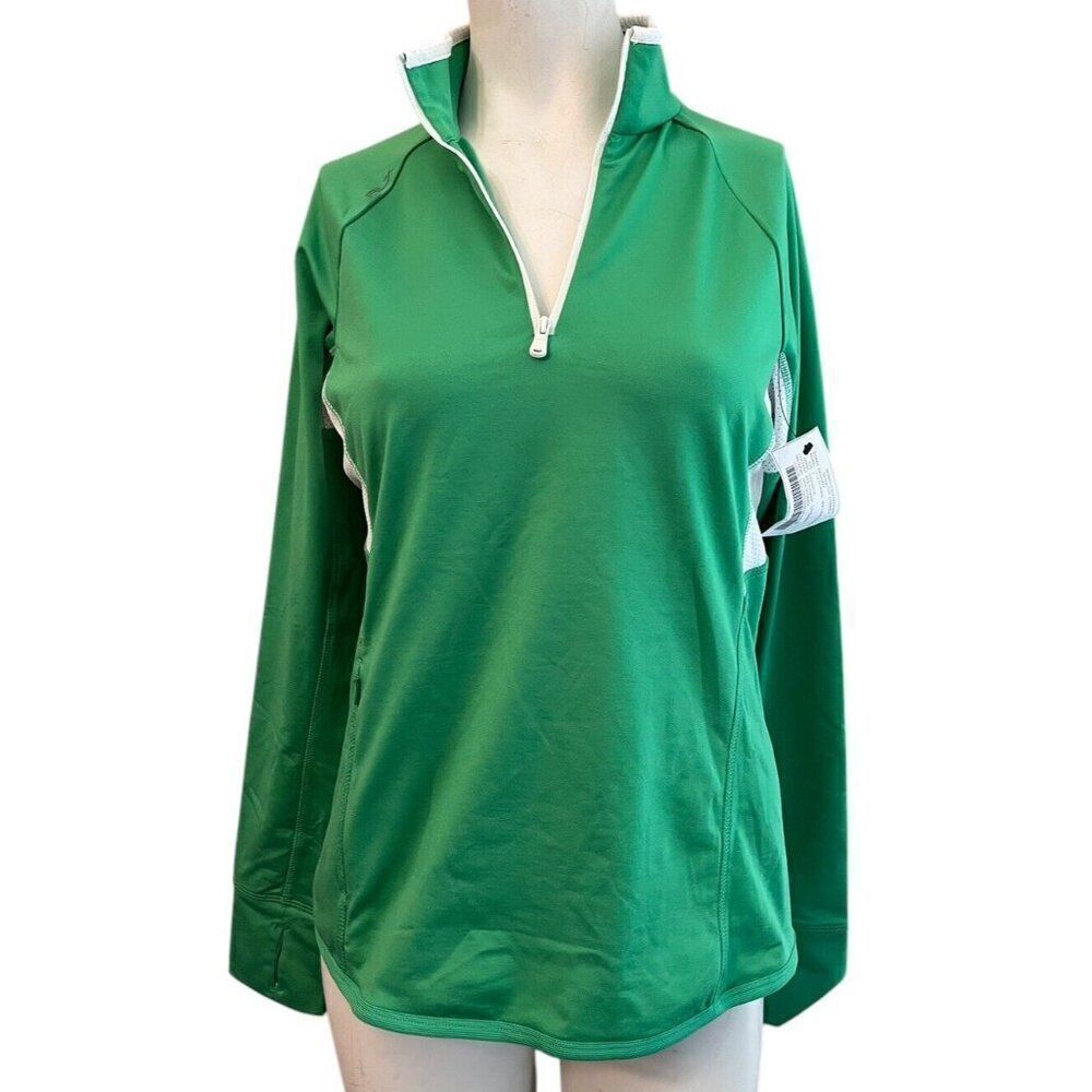 RLX Ralph Lauren Ladies Small Performance Golf New 1/4 Zip Pullover Jacket - Picture 2 of 7
